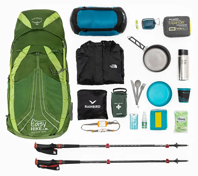 Easyhike-Premium-Gear Hire Package Easyhike Premium Gear Hire Package