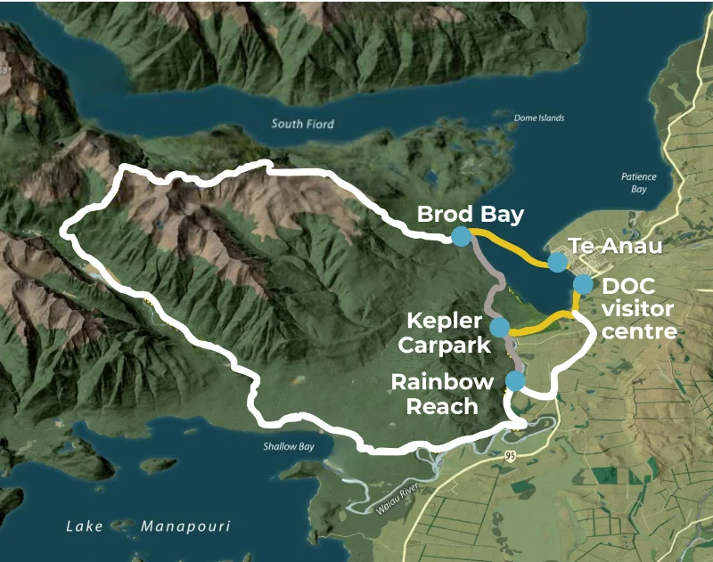 Kepler Track Section 1 map